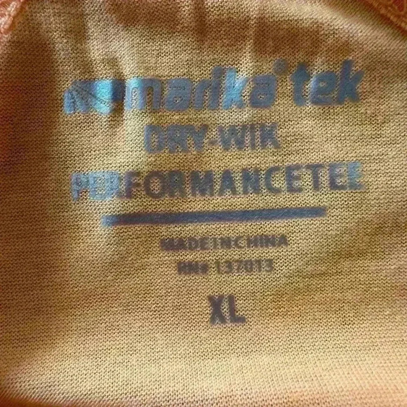 Marika Tek Orange Activewear Women's Top (168) - Picture 9 of 13